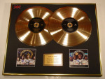 LED ZEPPELIN/DOUBLE CD GOLD DISC/SIGNED/COA